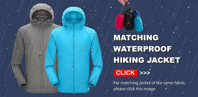 LNGXO Waterproof Hiking Pants Unisex Camping Trekking Climbing Rain Pants Outdoor Sports Quick Dry Mountain Women Men Trousers