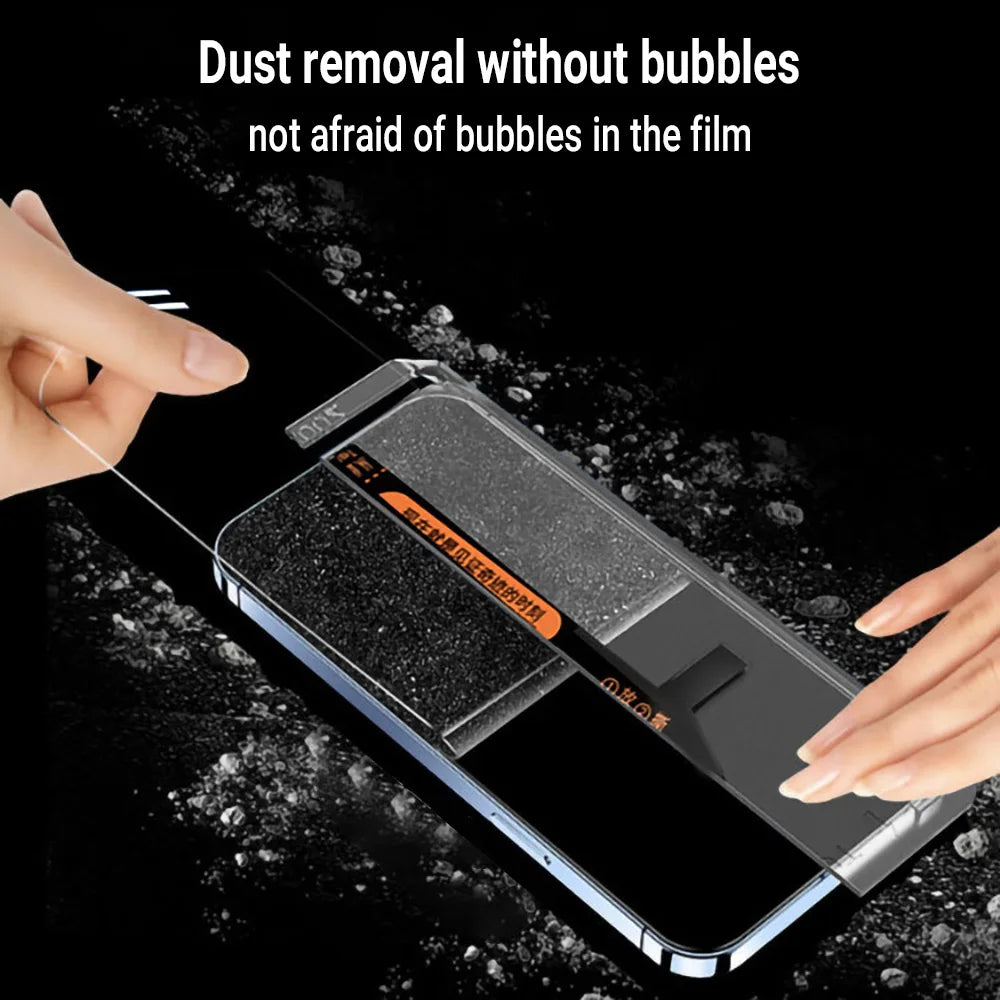 Oleophobic Coating Dust Free Installation Privacy Screen Protector For iPhone 17 Pro Max 16 15 13 14 Pro 11 12 16e Mini SE XR 7