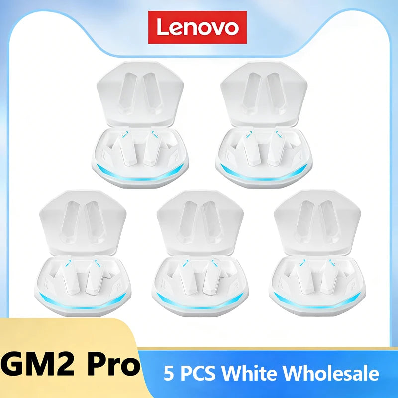 Lenovo GM2 Pro Bluetooth 5.3 Earphones Sports Headset Wireless In-Ear Gaming Low Latency Dual Mode Music Headphones New