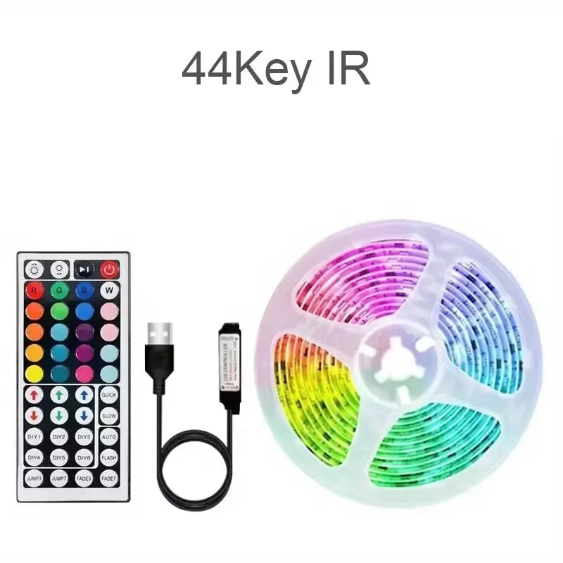 DC 5V USB LED Strip Lights APP Control Color Changing 5050 RGB Led Light Flexible Lamp Tape for Room Decoration Party Atmosphere