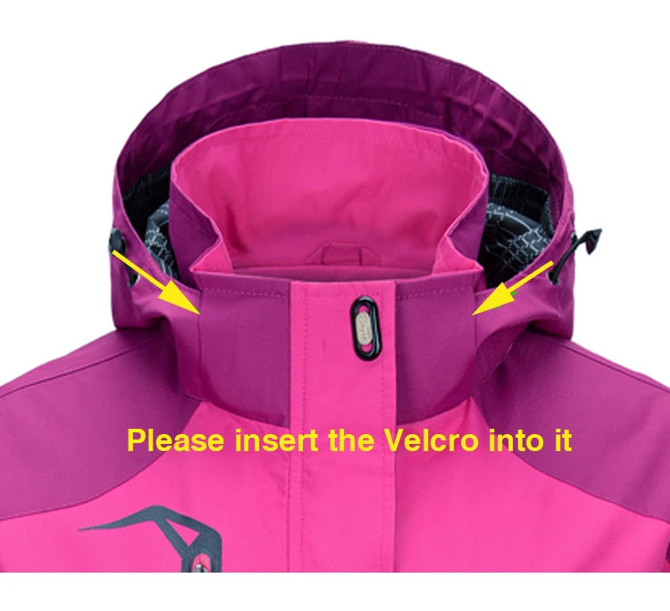 TRVLWEGO Women's Waterproof Hiking Jacket Windproof Windbreaker Camping Hunting Climbing Trekking Fishing Coat Outdoor Clothing