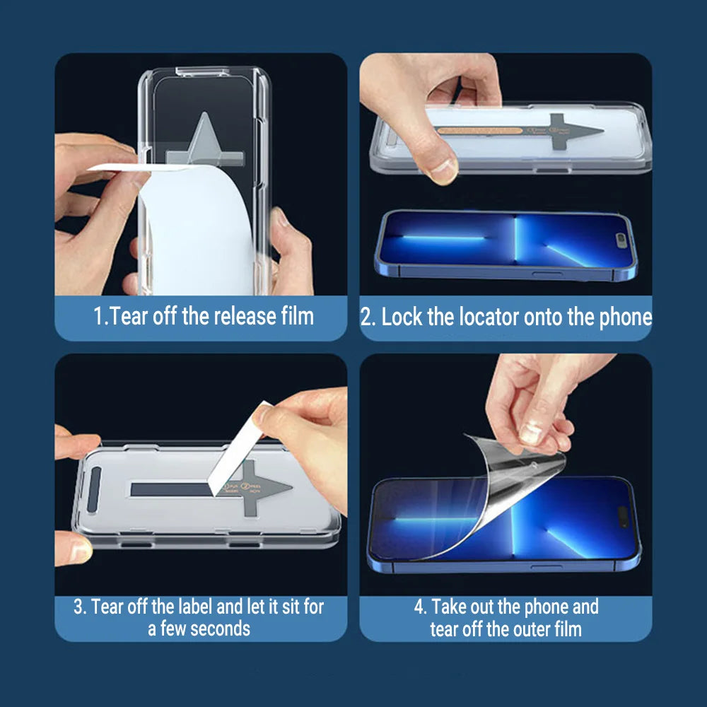 Oleophobic Coating Dust Free Installation Privacy Screen Protector For iPhone 17 Pro Max 16 15 13 14 Pro 11 12 16e Mini SE XR 7