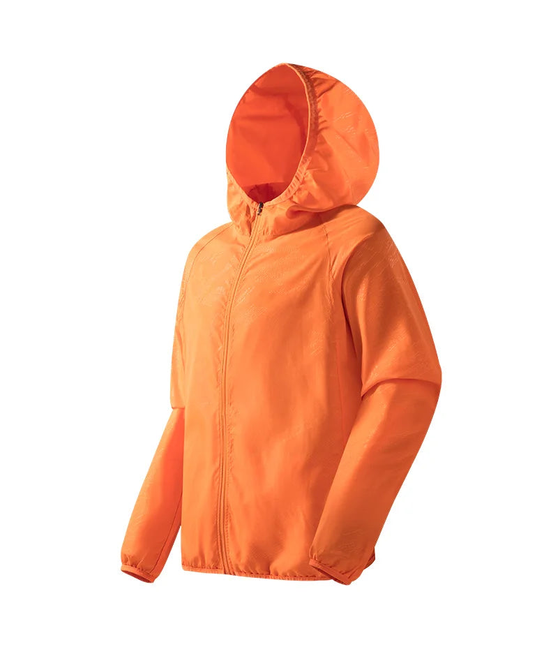 JNLN Men Women Waterproof Hiking Jacket Quick Dry Sun Protection Windbreaker Unisex Camping Climbing Outdoor Sports Rain Coat